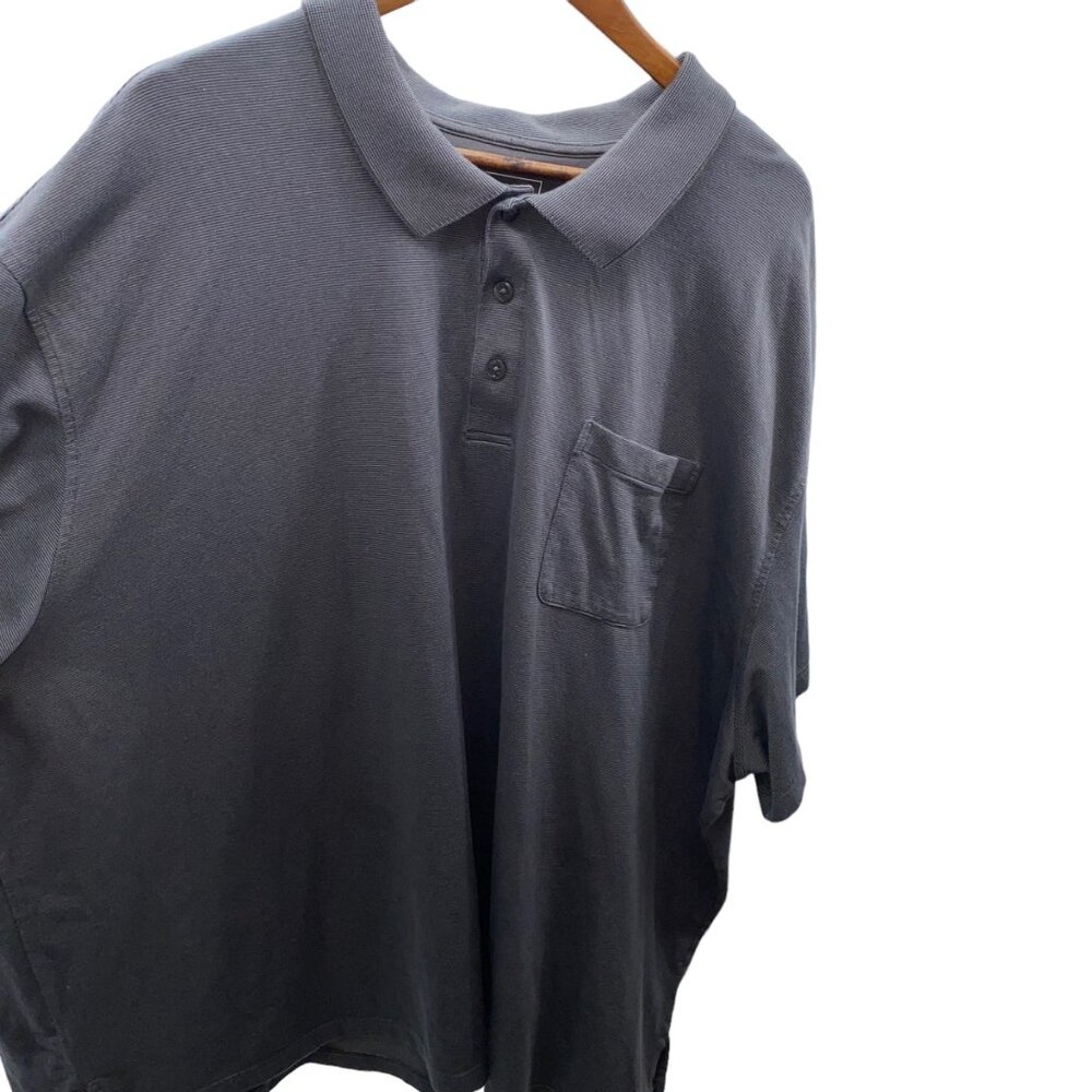 Van Heusen 5XL Big and Tall Grey Golf Shirt